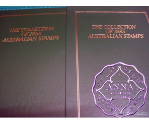 Australia 1985 Deluxe Yearbook Album with all Stamps FV$22.58